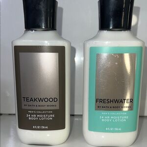 Bath and body works TeakWood and FreshWater men’s collection